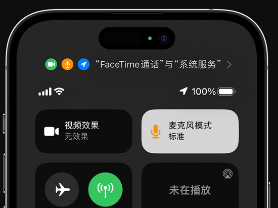 简阳苹果授权维修网点分享iPhone在通话时让你的声音更清晰 