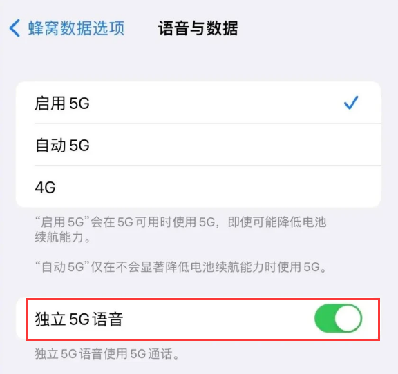 简阳苹果14维修分享iPhone 14 Pro如何开启VoNR 
