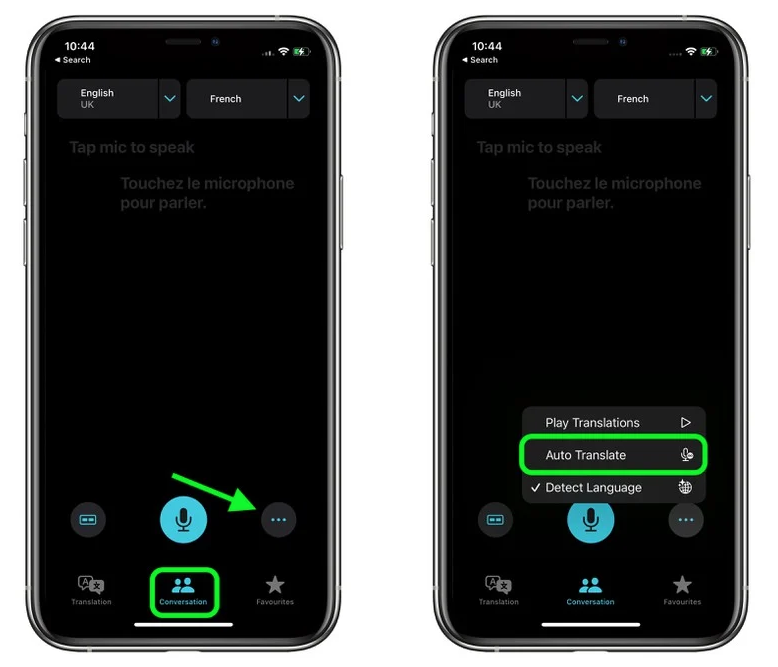 简阳苹果手机维修分享iOS 15 “翻译” App 新改进 