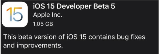 简阳苹果手机维修分享如何升级到iOS15.0 beta5 