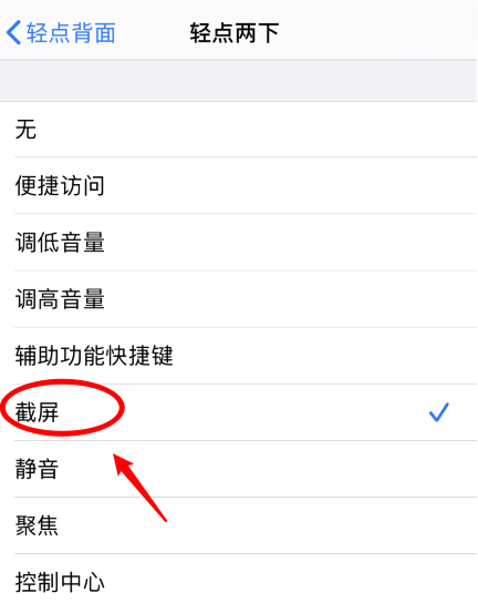 简阳苹果手机维修分享iPhone12如何启用双击截屏 