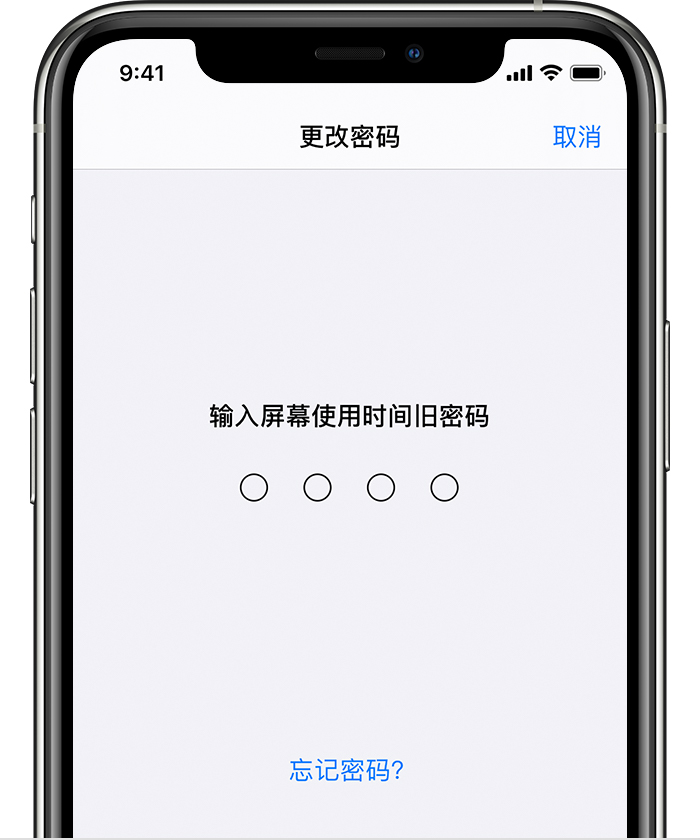 简阳苹果手机维修分享iOS 14 忘记屏幕使用时间密码怎么办 